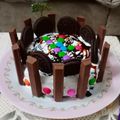 Sapana Kanani's cooksnap of when they made એગલેસ ડાર્ક ચોકલેટ કેક  (Eggless Dark Chocolate cake recipe in Gujarati).