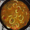 El cooksnap de Luz Camet cuando hizo Arroz con calamares.