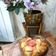 کوک اسنپ glabatoon بعد از امتحان کردن کیک هلو برگردان کاراملی (Upside down peach cake).