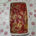 El cooksnap de pacojust51 cuando hizo Espencat de pimientos rojos, berenjenas y bacalao.