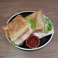 El cooksnap de Maine Santillán cuando hizo Sándwich Saludable.