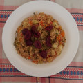 El cooksnap de Maria del Carmen Devoto cuando hizo Ensalada de quinoa.