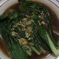 Cooksnap dari Sitti Musafirah Arif untuk resep Pokcoy with garlic sauce tiram