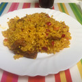 El cooksnap de Rocio Galan Ponce cuando hizo Arroz con costilla!.
