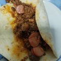 El cooksnap de Pili Pérez cuando hizo Burritos de carne picada y bacon.
