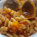 El cooksnap de CarO ♈ cuando hizo Alubias a la naranja con ossobuco.