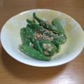 えりこ82☆'s cooksnap of when they made おくらの胡麻和え.