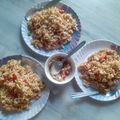 Pooja Sharma का कुकस्नैप जब उन्होंने चटपटी झालमुड़ी (chatpati jhal muri recipe in Hindi) बनाया था।