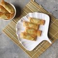 Cooksnap dari Kristina Heryawati untuk resep Lumpia ayam & shiso leaf 🍃