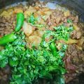 Midhat Jalil's cooksnap of when they made Aloo Qeema 😍🤩.