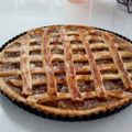 El cooksnap de Angelica Pimentel cuando hizo Pie de Manzanas.