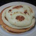 El cooksnap de lucas gomez cuando hizo Pancakes de manzana y canela.