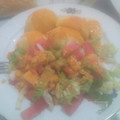 El cooksnap de María cuando hizo Ensalada de fruta y vinagreta.