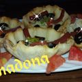 صورة من طبخات بنت الشام منى Madona ، شاركها بعد تجربة وصفة ميني بيتزا بالمشروم