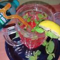Monika gupta 's cooksnap of when they made Roohafza mojito.