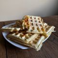 El cooksnap de trinidad belén cuando hizo Waffles salados rellenos.