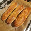 Ágnes Budai Cooksnap-ja, amikor elkészítette a(z) Sajtos bagettek receptet.