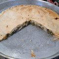 El cooksnap de Gaby Carmena cuando hizo Tarta de espinaca y ricota.