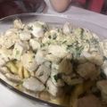 El cooksnap de baarcampos cuando hizo Pollo al verdeo con crema.