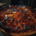 El cooksnap de Lucia Michelena cuando hizo Tarta de manzana invertida.