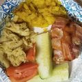 Angela 's cooksnap of when they made Brown sugar bacon wrapped pork chops.