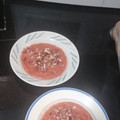 El cooksnap de Manuela García Lobato cuando hizo Salmorejo sin pan con Mambo (Súper saludable) en thermomix.