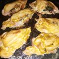 El cooksnap de Sandra Farfalla cuando hizo Pechuga de pollo a la mostaza rellena de acelga y queso cremoso.