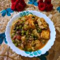 Sumita Roychowdhury's cooksnap of when they made মটর পনির (matar paneer recipe in Bengali).