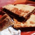 Krissy's cooksnap of when they made Chicken/Cheese Quesadilla.