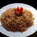 sandhya Dutta 's cooksnap of when they made ভেজ  চাউমিন (Veg Chowmein recipe in bengali).