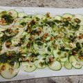 El cooksnap de doclauris cuando hizo Carpaccio de calabacín con nueces 🥒🥒.