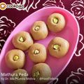  Dr.Madhumita Mishra's cooksnap of when they made Mathura ke pede.