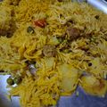 Anjana Sahil Manchanda का कुकस्नैप जब उन्होंने वेज पुलाव (Veg Pulao recipe in hindi) बनाया था।