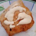 El cooksnap de Encarni cuando hizo Salsa de yogur y eneldo para salmón a la plancha.