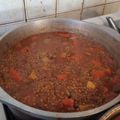 El cooksnap de msangoy cuando hizo Guiso de lentejas con porotos negros y alubias, en olla de barro 🍲.