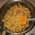 El cooksnap de Agostina duarte cuando hizo Salsa Crema Caprese.