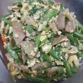 Cooksnap dari Novhis Setyaningsih untuk resep Tumis Buncis Bakso Orak Arik Telur