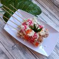 Cooksnap dari Ummu Haidar untuk resep Sate Singkong Pelangi