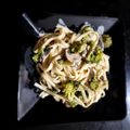 El cooksnap de Ileana Acuña cuando hizo Macarrones con salsa de brócoli y champiñón .