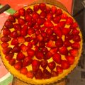 El cooksnap de Doris Martinez Salazar cuando hizo Tartaleta de frutillas.