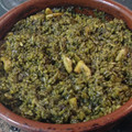 El cooksnap de karsansab cuando hizo Arroz negro con calamares.