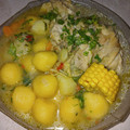 El cooksnap de Carina Mendoza cuando hizo Vori Vori o Bori Bori  de Pollo /Caldo de Pollo Recetas Tradicionales de Paraguay🇵🇾.