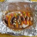 El cooksnap de LuzMa SG cuando hizo Pescado empapelado.