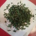 El cooksnap de Patricia cuando hizo Perejil deshidratado casero (Microondas).