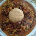 El cooksnap de Mangeles Gonzalez Sanchez cuando hizo Cous-cous vegano con aceitunas y tofu.