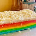 Cooksnap dari nunuyalivio untuk resep Bolu Kukus Rainbow Putih Telur