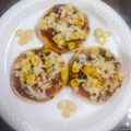 Manisha bothra का कुकस्नैप जब उन्होंने बेबी पिज़्ज़ा (तवा पर) (baby pizza recipe in hindi) बनाया था।