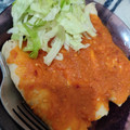 El cooksnap de Paloma Mejia cuando hizo Entomatadas de pollo.