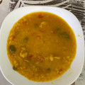 El cooksnap de Jesús Vergara Rojano cuando hizo Arroz con pollo caldoso.