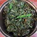 ÝTumpa Bose's cooksnap of when they made রসুন ফোড়নে কলমি শাক ভাজা(rasun forone kolmi shak bhaja recipe in Bengali).
